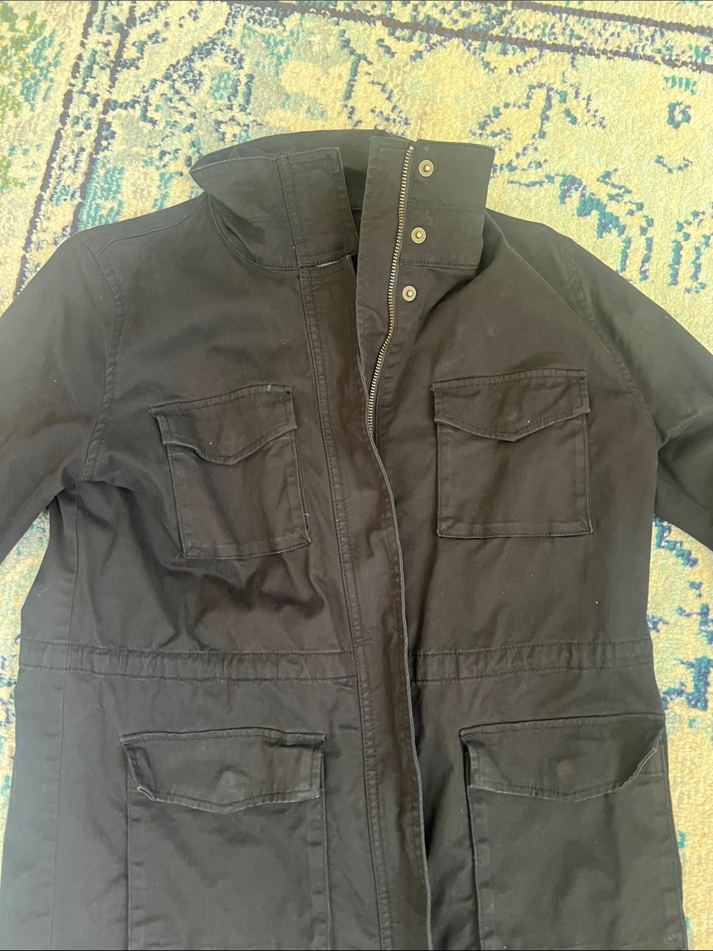 Amazon Essentials Black Casual utility Jacket